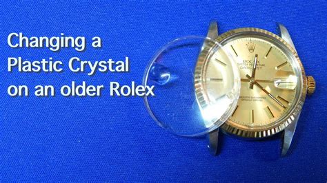 removing rolex crystal|Rolex watch replacement.